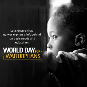 World Day Of War Orphans Poster and Hd Images Free Download 8 World Day Of War Orphans download poster